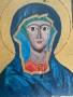 икона рисувана на дърво, снимка 2