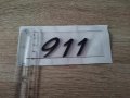 Черна емблема Порше Porsche 911 надпис, снимка 4