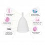 Менструална чашка / чашки S-L + торбичка за съхранение, чашка за цикъл, снимка 8