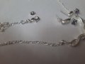 Колие с лилави цирконии , снимка 2