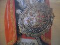 Съвременна Картина -Принт Върху Дърво-Рамкирана-Карл Велики-45,5х35,5 см, снимка 9
