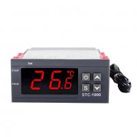 Цифров контролер за температура с 1 сензор, термостат, терморегулатор 12V, снимка 2 - Друга електроника - 37221498