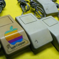 Ретро мишки за Епъл Макинтош от 80-те, снимка 1 - Клавиатури и мишки - 34952978