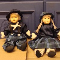 Колекционерски порцеланови кукли Двойка Бавария , снимка 1 - Колекции - 28664804