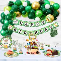 Украса за рожден ден Jungle Balloons, снимка 2 - Други - 43079388