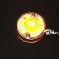 1 бр. LED ЛЕД габарити за огледало ОБЕЦИ за камион 24V , жълто-жълто , снимка 2 - Аксесоари и консумативи - 35436312