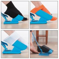 2193 Уред за лесно обуване на чорапи Sock Slider, снимка 4 - Други стоки за дома - 34994616