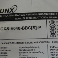 индуктивен датчик SUNX GXS-E040-BBC-P, снимка 6 - Резервни части за машини - 36530838