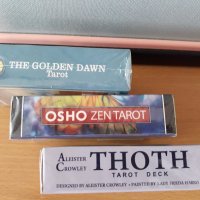 Уникални таро карти: Osho Zen Tarot & Thoth Tarot & Golden Dawn Tarot, снимка 3 - Карти за игра - 34166777