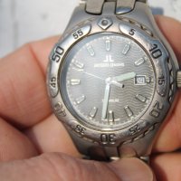 Швейцарски титаниев мъжки часовник ''Jacques Lemans'', снимка 10 - Мъжки - 43973942