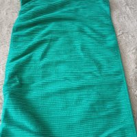Зелена ластична рокля, снимка 2 - Рокли - 43644058