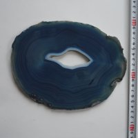 Голям полиран минерал ахат халцедон 25, снимка 2 - Колекции - 43958011