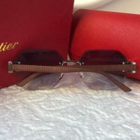 Cartier 2022 прозрачни дамски слънчеви очила Осмоъгълник с камъни, снимка 6 - Слънчеви и диоптрични очила - 38809240