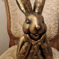 Голям Великденски заек– 35см, снимка 4 - Декорация за дома - 40156768