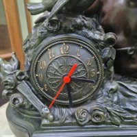 Уникален много красив антикварен холандски каминен часовник , снимка 5 - Антикварни и старинни предмети - 44115128