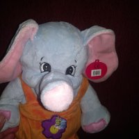 Плюшен слон,последна бройка, намалеен на 7лв., снимка 2 - Плюшени играчки - 38143510