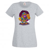 Дамска тениска Marvel Thanos Игра,Изненада,Подарък,Геймър,, снимка 5 - Тениски - 36786075