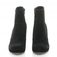 ПРОМО 🍊 CLARKS № 35½ & 36 🍊 Дамски черни боти от естествен велур CLARKS ARTISAN нови с кутия, снимка 3 - Дамски елегантни обувки - 26590226