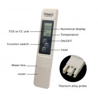 TDS001 Тестер за електропроводимост (ЕС), TDS и температура 3в1, снимка 7 - Друга електроника - 33332890