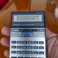 Стар калкулатор Casio FX-350, снимка 2 - Други ценни предмети - 33048321