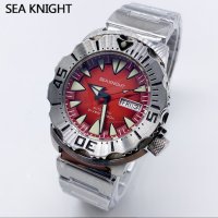 Часовник Sea knight Monster Automatic -хомидж на Seiko Monster 2, снимка 1 - Мъжки - 41487944