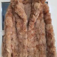 Дамско палто естествен косъм Л-ХЛ, снимка 2 - Палта, манта - 38979665