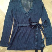 Блуза-Туника-фино плетиво, снимка 1 - Туники - 27327897