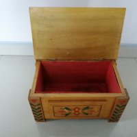 Дървена кутия 25.5 х 15.5 х 13.5 см. , снимка 2 - Други стоки за дома - 36899381