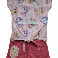 Летен комплект за момиче Малкото пони, снимка 1 - Детски комплекти - 39624617