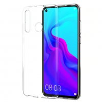 Huawei P40 Lite Е ултра тънък силиконов гръб, прозрачен, снимка 2 - Калъфи, кейсове - 29017828