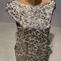 Нова дамска рокля с пайети , снимка 1 - Рокли - 36679356
