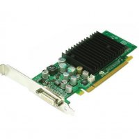 Nvidia 128MB PCI Express Video Graphics Card DMS-59Connector Mfr P/N E-G012-05-1586 DMS-59 КЪМ 2хVGA, снимка 1 - Видеокарти - 27416218