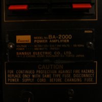 SANSUI BA-2000, снимка 7 - Ресийвъри, усилватели, смесителни пултове - 35348936