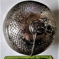 Голяма Масивна стъкло релеф топка огледална за украса с окачване, снимка 5 - Декорация за дома - 34809040