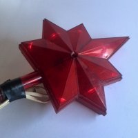 за Коледна елха  червена пластмасова електрическа звезда, снимка 11 - Колекции - 40124312