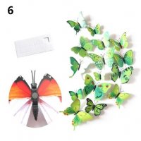 Декоративни 3D пеперуди за стена, снимка 2 - Декорация за дома - 25886228