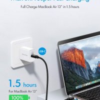 CLEEFUN USB C към USB C кабел 3 метра, за бързо зареждане PD 60 W, снимка 3 - USB кабели - 40125971