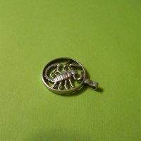 Масивна сребърна висулка "Скорпион", снимка 6 - Колиета, медальони, синджири - 36705186