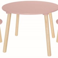 Детска маса с два стола, снимка 1 - Мебели за детската стая - 43039080