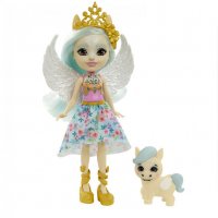 Кукла Royal Enchantimals - PAOLINA  PEGASUS & WINGLEY - ПОНИ / Mattel, снимка 2 - Кукли - 35175872