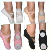 Танцови обувки (меки туфли), снимка 1 - Детски обувки - 38666622