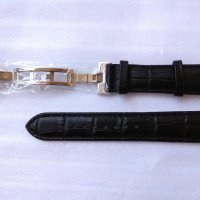DANIEL STEIGER - чисто нова каишка от естествена кожа с двойна закопчалка , широчина 20 мм, снимка 5 - Каишки за часовници - 25700521
