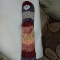 Ръчно плетени дамски чорапи размер 38, снимка 2 - Други - 35128287
