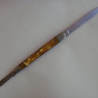 Стар български джобен нож "Буковец" старо ножче българско социализъм, снимка 3 - Ножове - 43505263