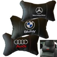 Комплект от два броя ергономични възглавници за седалка с ластик за автомобил - различни варианти, снимка 1 - Аксесоари и консумативи - 43641674