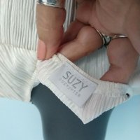 Декорирана блуза тип туника от ликра "Suzy" / универсален размер , снимка 6 - Туники - 37277825