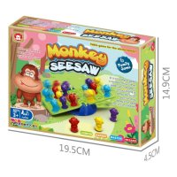 Монтесори игра с клатушка с маймуни в кутия, снимка 2 - Игри и пъзели - 43709676