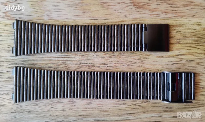 Верижка за часовник 18 мм черна, снимка 1