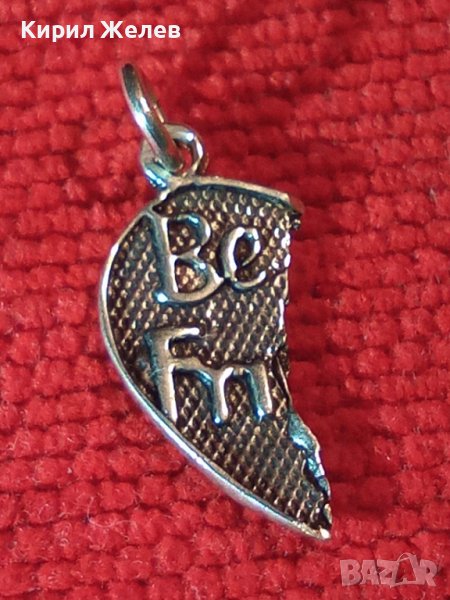 BEST FRIEND - СРЕБЪРНО МЕДАЛЬОНЧЕ - СЪРЧИЦЕ - Най-ДОБЪР ПРИЯТЕЛ СРЕБРО 925 АРТ ПЕНДАНТ 30695, снимка 1