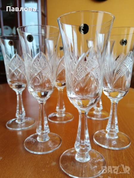 Кристални чаши серия Зорница , снимка 1